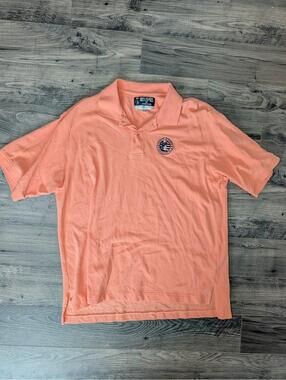 2005 US Open Pinehurst Collection by Izod Club Men’s Peach Golf Shirt XL